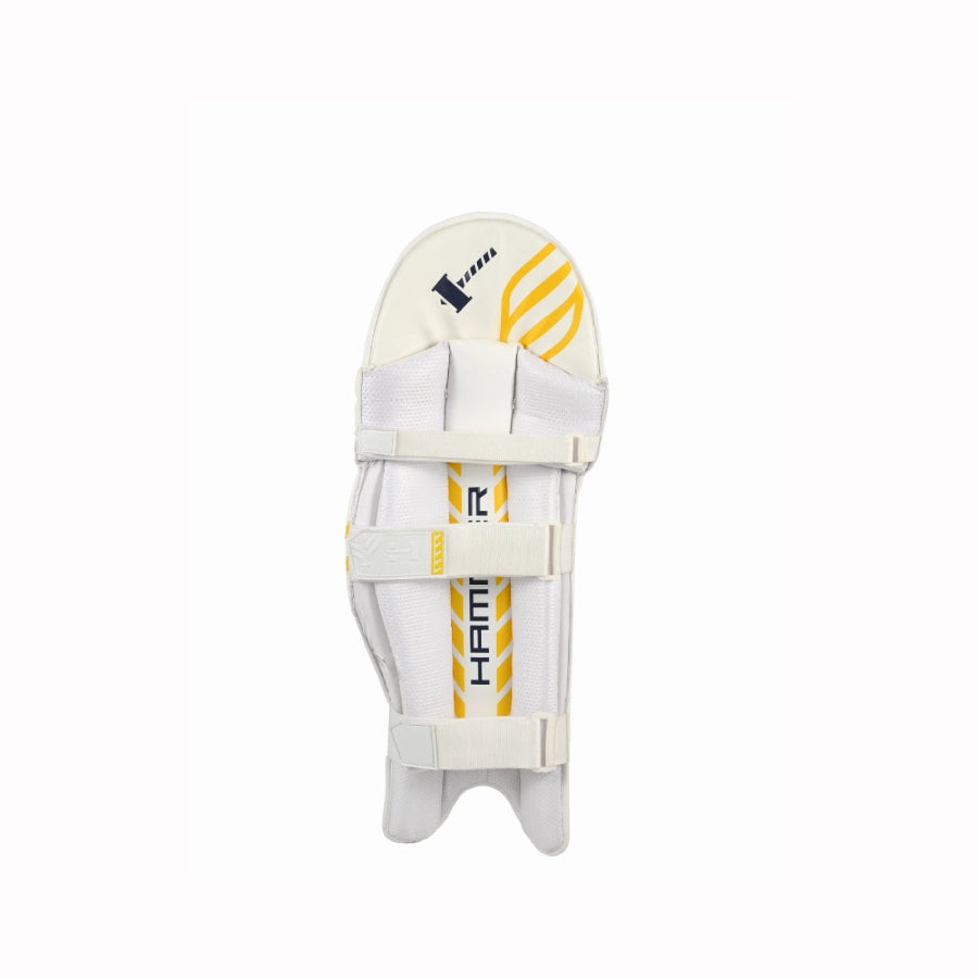 yellow highlights cricket pads