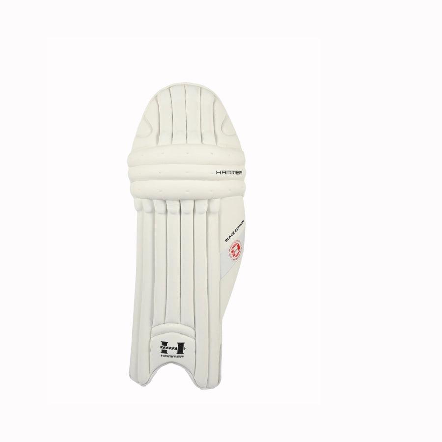 black edition hammer black cricket pad