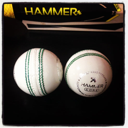 Hammer Core White Cricket Ball