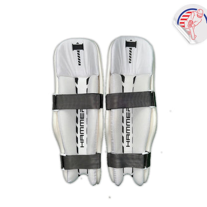 Hammer black initials cricket pads single pair